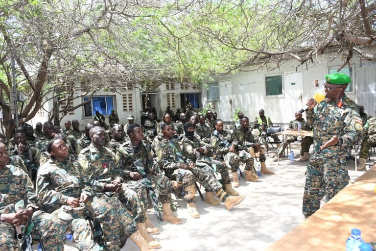 AUSSOM oo maanta soo dhaweysay guutada Ciidanka Uganda ee Battle Group XLVII.